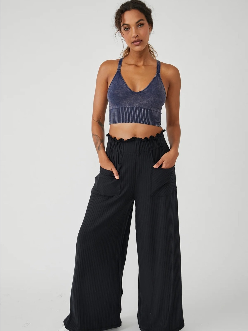 Free People Blissed Out Wide Leg Pants